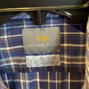 Thomas Dean long sleeve button down